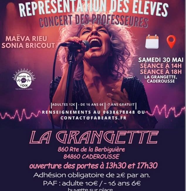 Représentation élèves Sonia Bricout