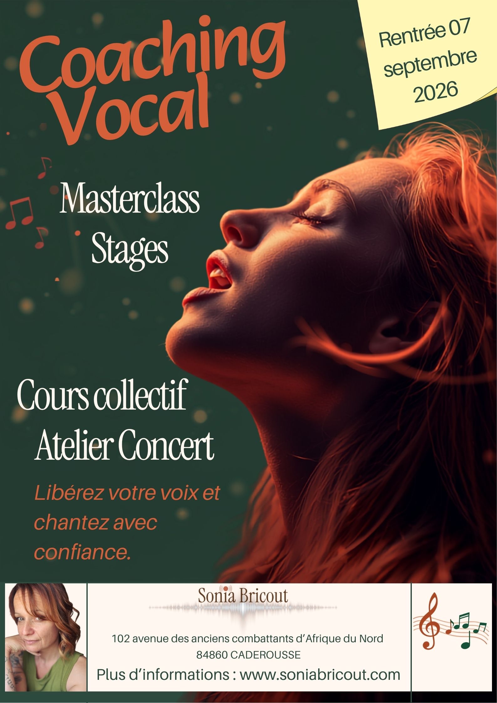 Affiche rentrée scolaire voix